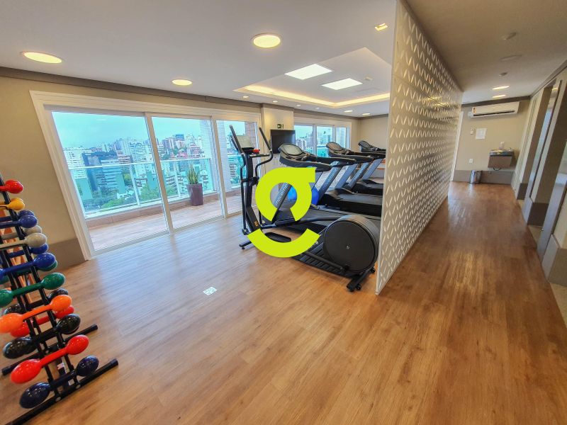 �timo apto MOBILIADO, andar alto, vista para o Par...