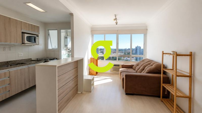 Apartamento 41m� com 1 dormit�rio, churrasqueira e...