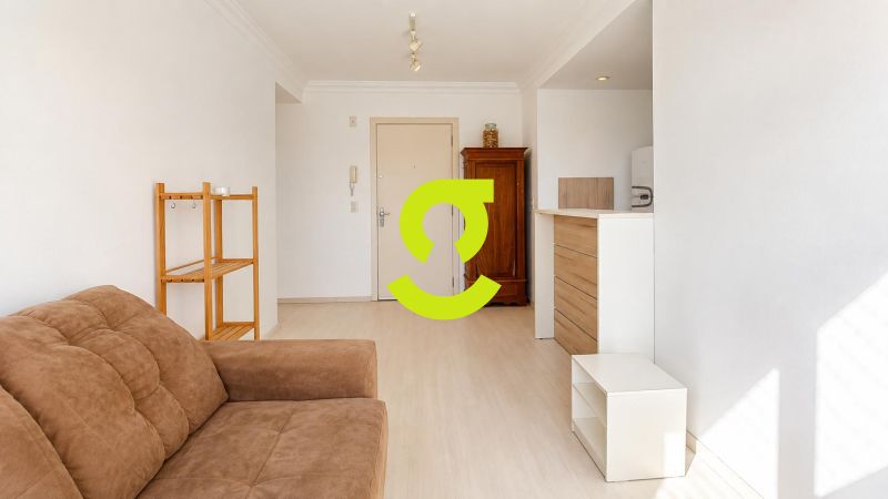 Apartamento 41m� com 1 dormit�rio, churrasqueira e...