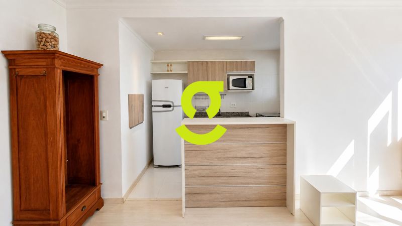 Apartamento 41m� com 1 dormit�rio, churrasqueira e...