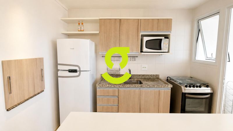 Apartamento 41m� com 1 dormit�rio, churrasqueira e...