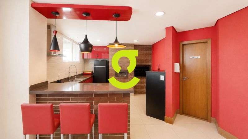 Apartamento 41m� com 1 dormit�rio, churrasqueira e...