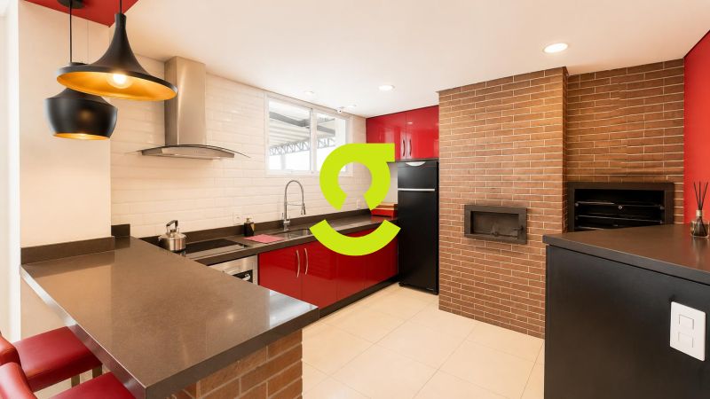 Apartamento 41m� com 1 dormit�rio, churrasqueira e...