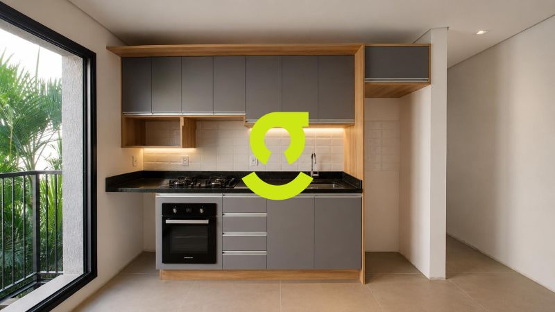 Design contempor�neo com balcony, 2 dormit�rios, 5...