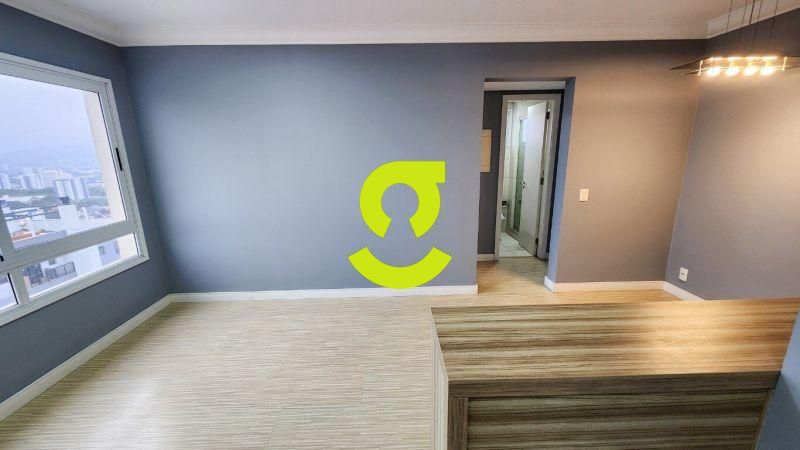 Apto semi mobiliado, andar alto, churrasqueira , 2...