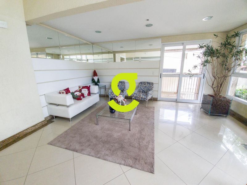 Apto semi mobiliado, andar alto, churrasqueira , 2...