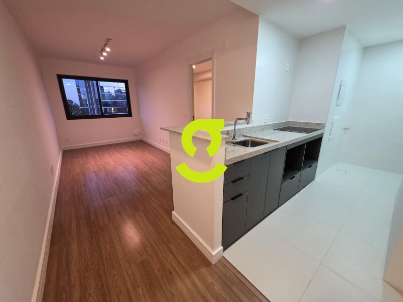 �timo apto de 1 dorm, andar alto, cozinha american...