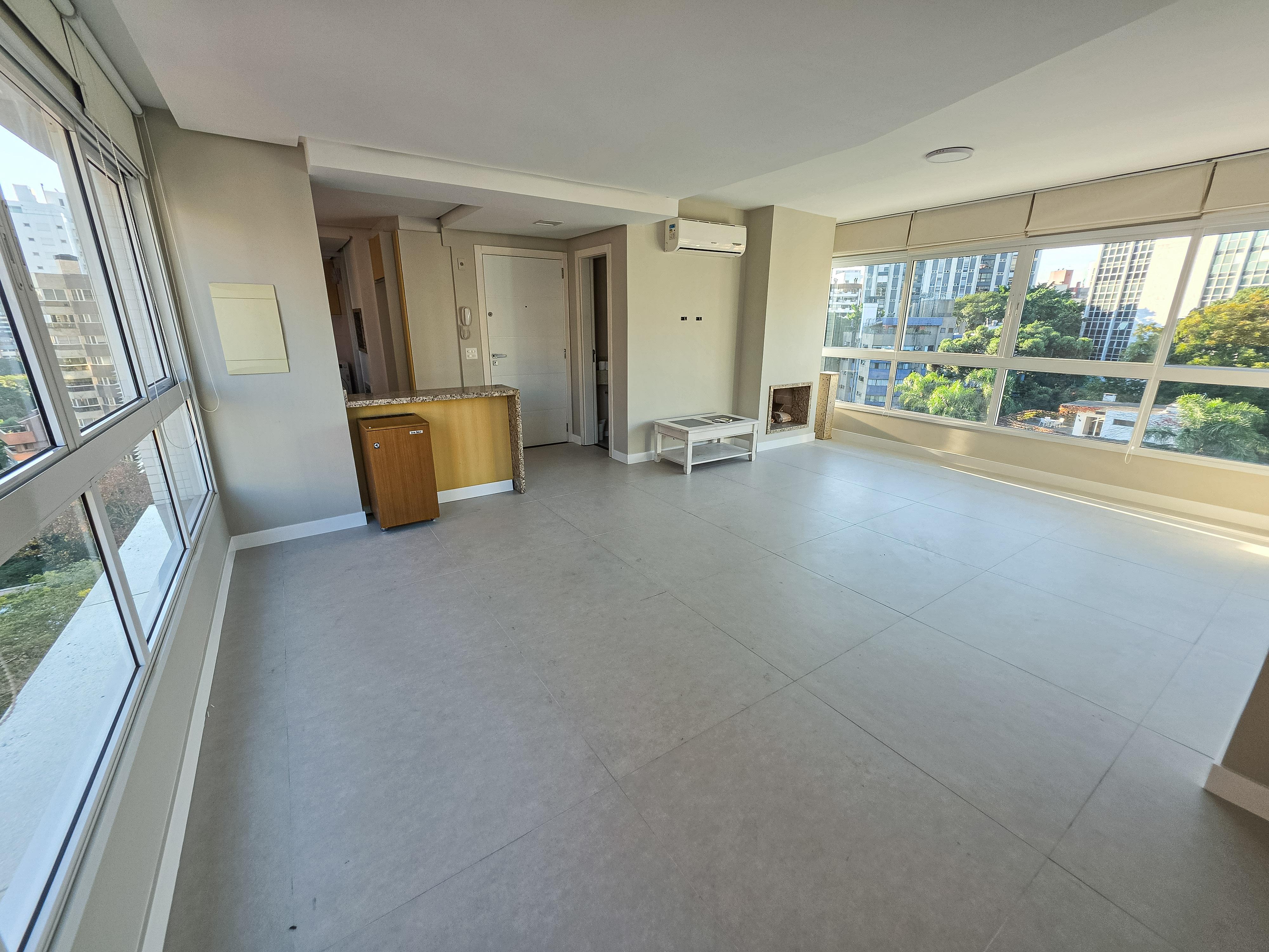 �timo apto em andar alto, semi mobiliado, 124m pri...