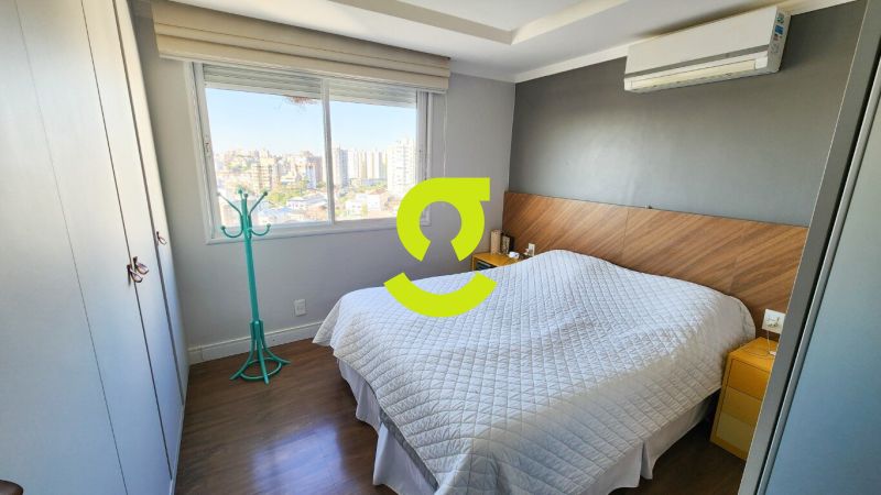 Excelente apto semi mobiliado, anda alto, 106m, la...