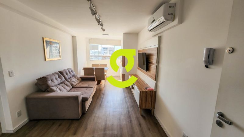 Apto MOBILIADO, 60m, churrasqueira, 2 dorm, su�te ...