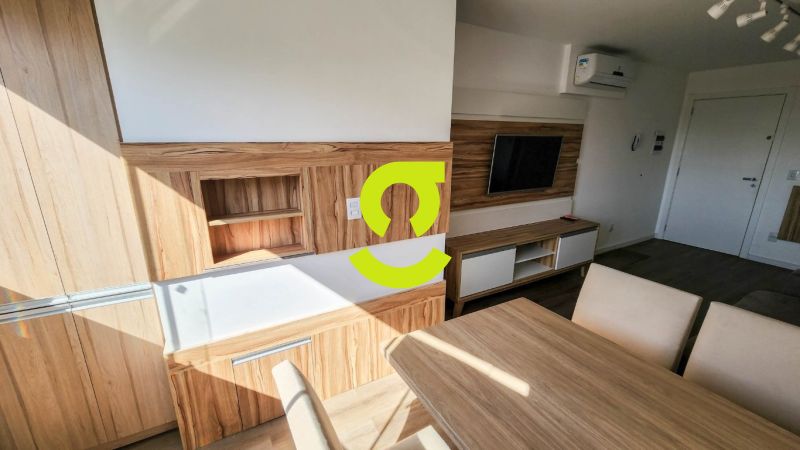 Apto MOBILIADO, 60m, churrasqueira, 2 dorm, su�te ...