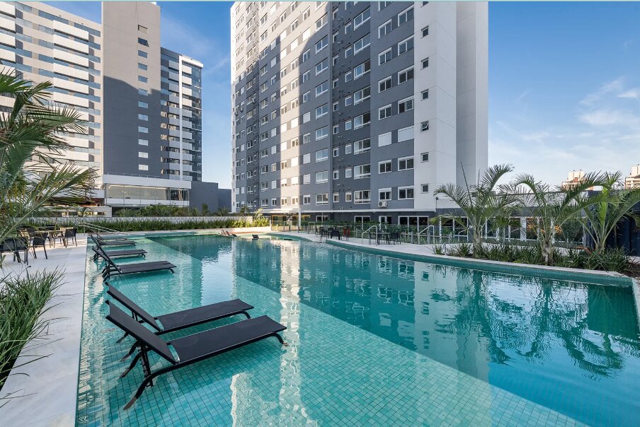 timo apartamento semi mobiliado, 57m priv, churra...
