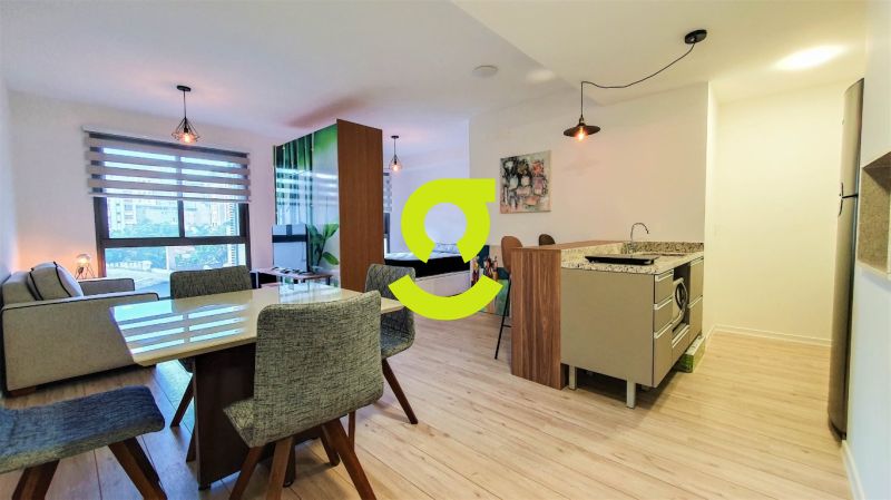 timo loft, ensolarado, MOBILIADO, novo, vaga e in...