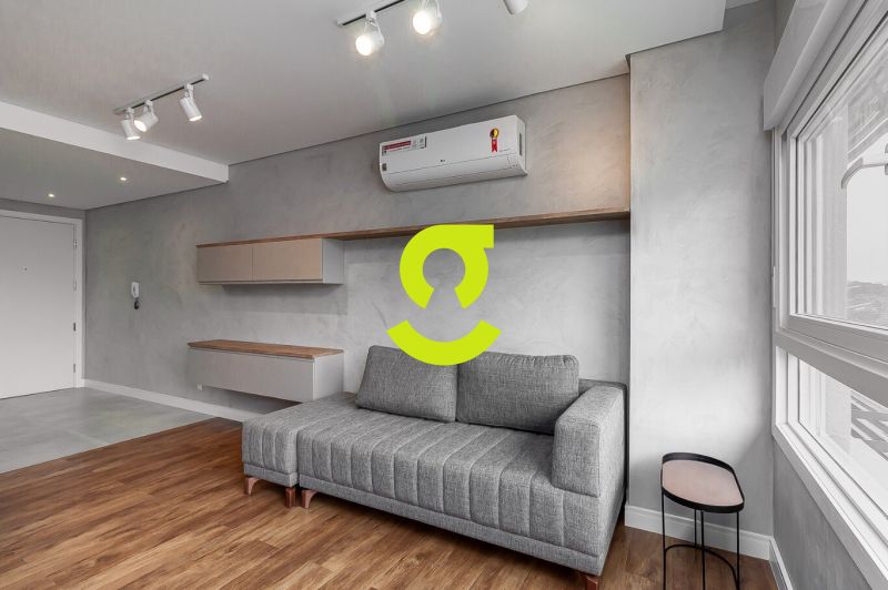 Excelente loft mobiliado e decorado, 42m priv, box...