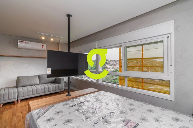 Excelente loft mobiliado e decorado, 42m priv, box...