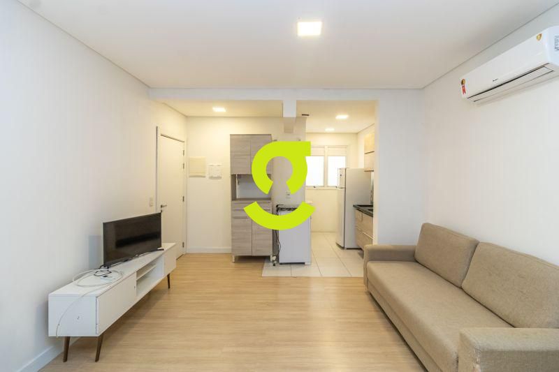 Studio Mobiliado com Vista para �rea Verde | Ao La...