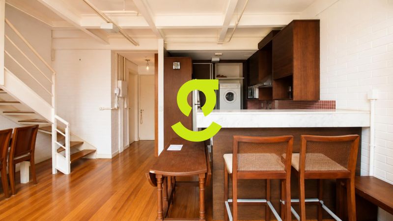 Loft Duplex Mobiliado com 84m�, 2 Vagas e Hidromas...